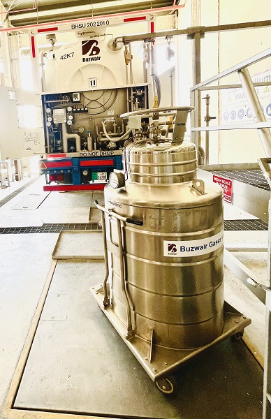 Buzwair Helium Container Second