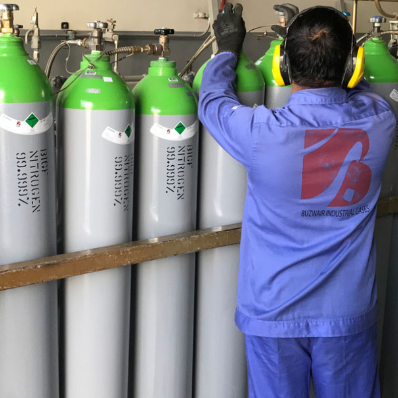 Nitrogen (N2) - Buzwair Industrial Gases Factories